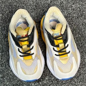 Kids' Yellow and Black Sneakers